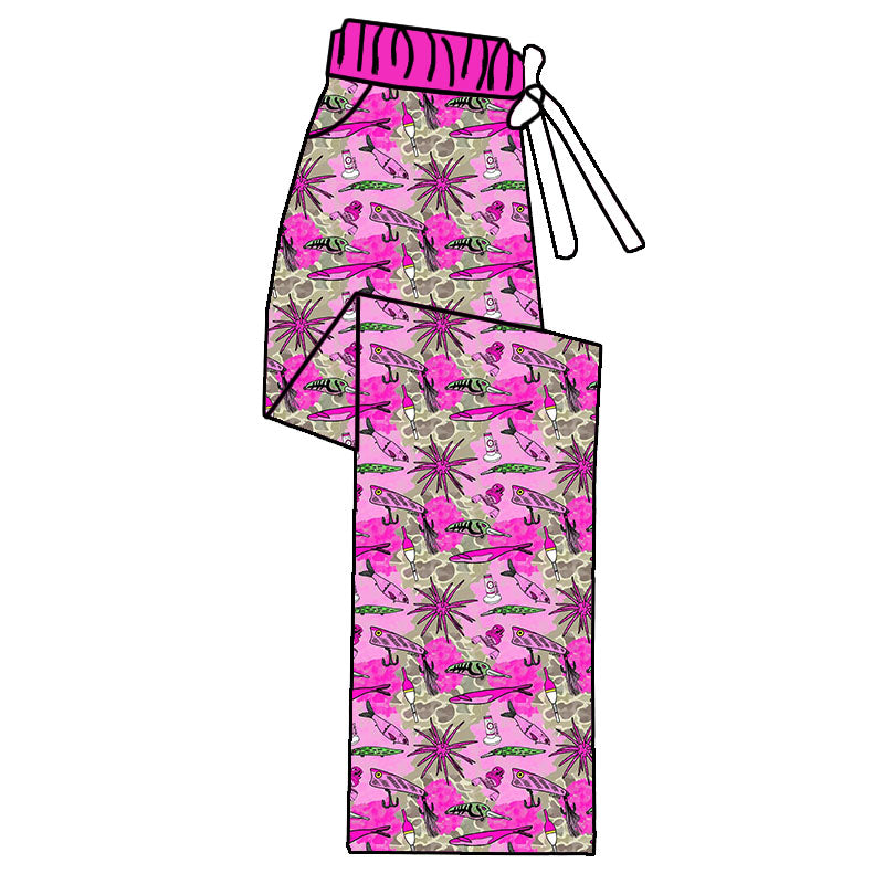 Exclusive Hunt/Fish Adult Wide Leg PJ Pants