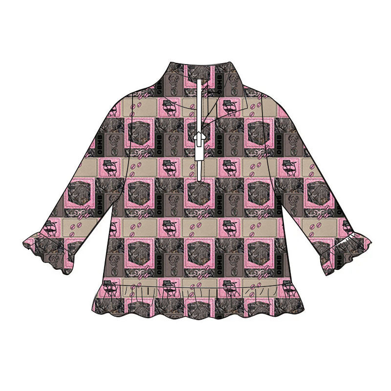 Exclusive Hunt/Fish Ruffle Quarter-Zip