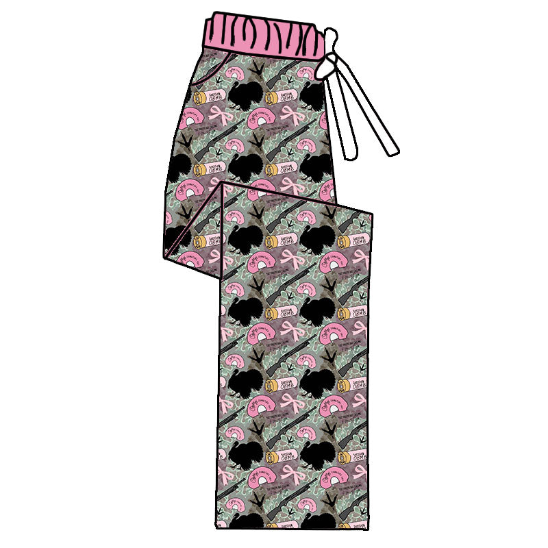 Exclusive Hunt/Fish Adult Wide Leg PJ Pants