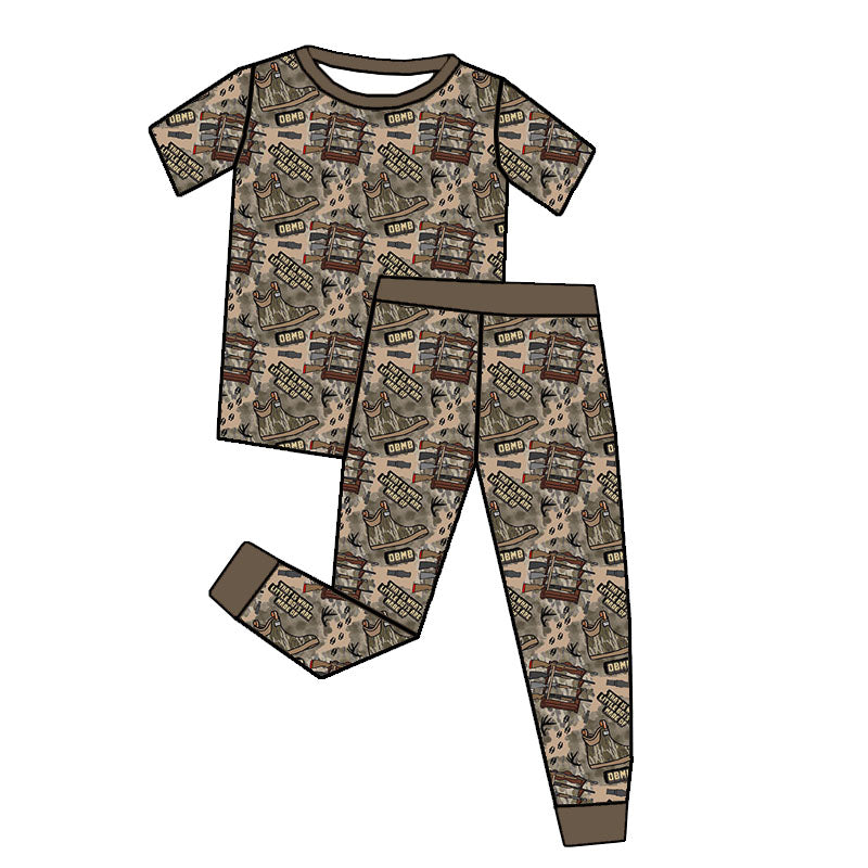 Exclusive Hunt/Fish Short Sleeve PJ Set