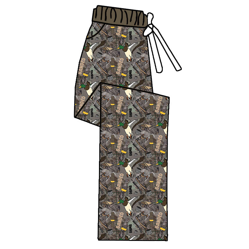 Exclusive Hunt/Fish Adult Wide Leg PJ Pants