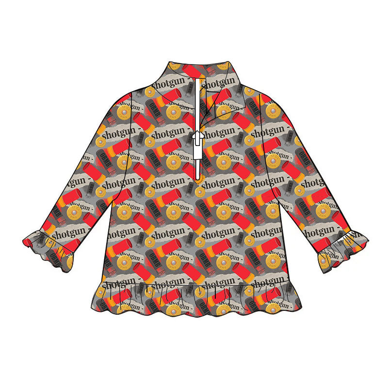 Exclusive Hunt/Fish Ruffle Quarter-Zip
