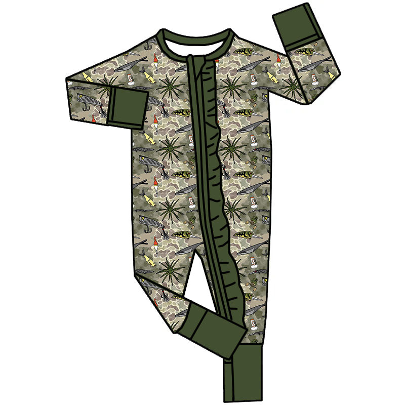 Exclusive Hunt/Fish Ruffle Zippy