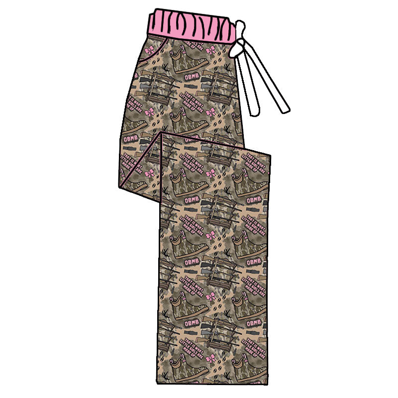 Exclusive Hunt/Fish Adult Wide Leg PJ Pants