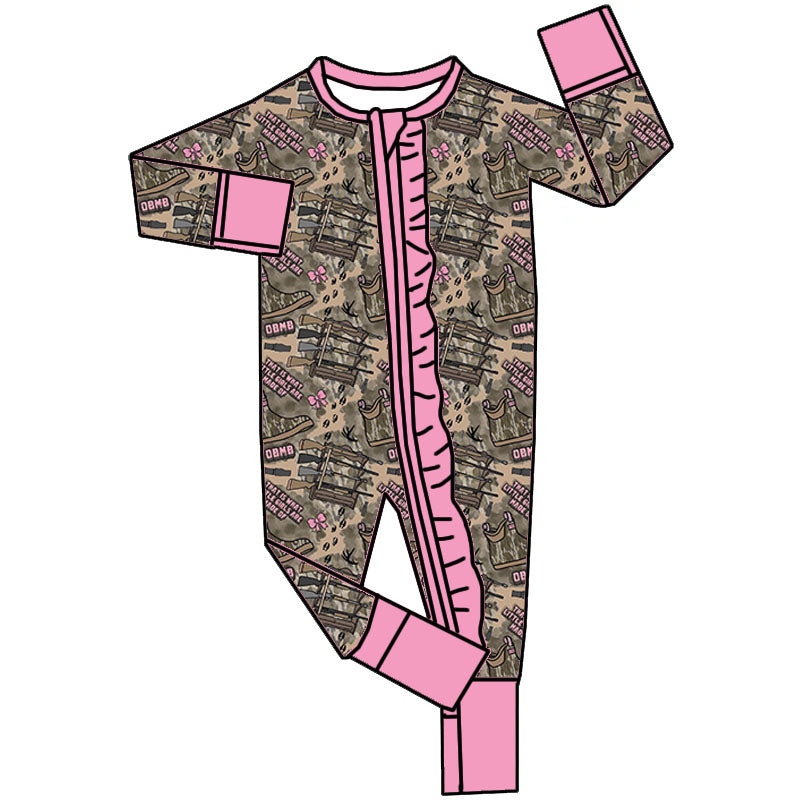 Exclusive Hunt/Fish Ruffle Zippy