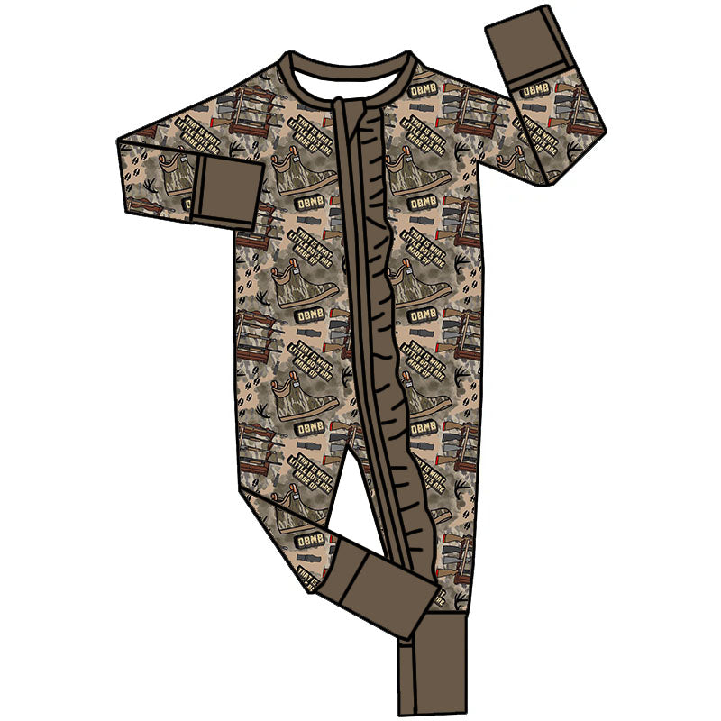 Exclusive Hunt/Fish Ruffle Zippy
